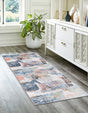 Washable Multicolor 2' x 6' 1 Kamala Washable Runner Area Rug Easy to Clean Stain Resistant & Durable 100% Polyester Spill-Friendly Carpet for Sale at Rug Engine