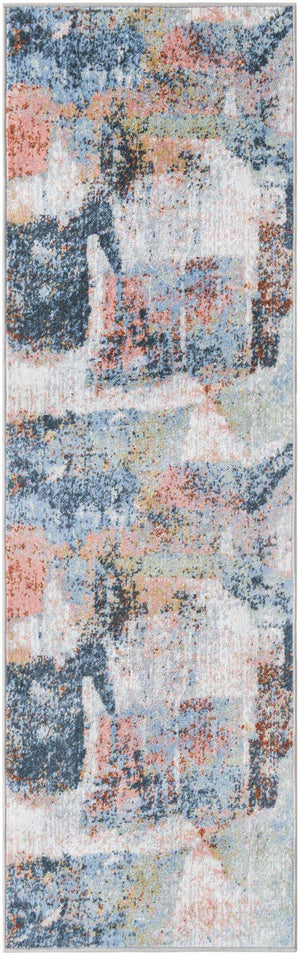 Washable Multicolor 2' x 6' 1 Kamala Washable Runner Area Rug Easy to Clean Stain Resistant & Durable 100% Polyester Spill-Friendly Carpet for Sale at Rug Engine