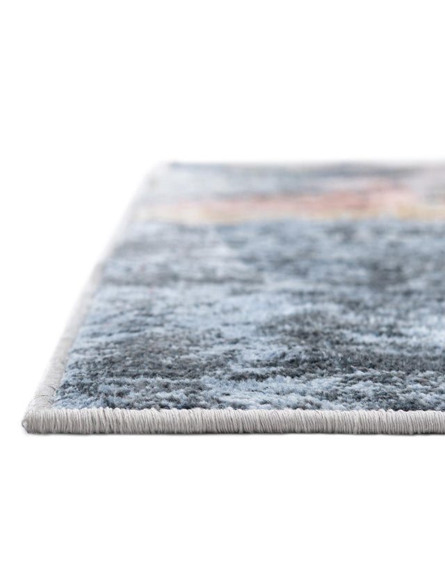 Multicolor 8' x 8' Kamala Washable Square Rug