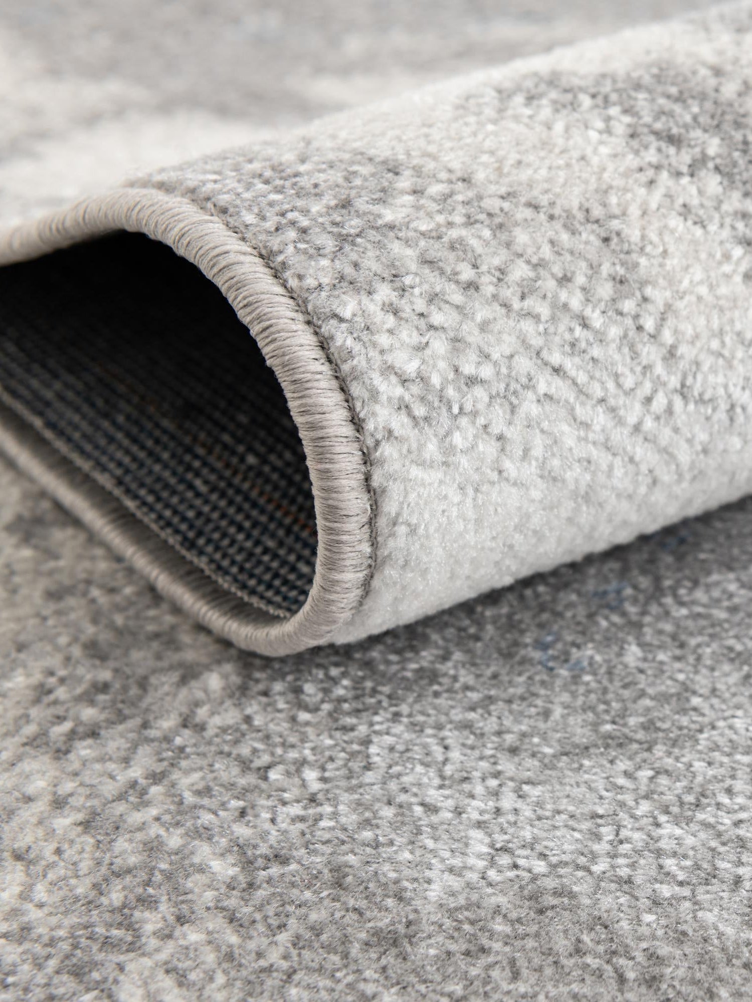 Washable Ivory Gray 9' x 12' Kamala Washable Rectangle Area Rug Easy to Clean Stain Resistant & Durable 100% Polyester Spill-Friendly Carpet for Sale at Rug Engine