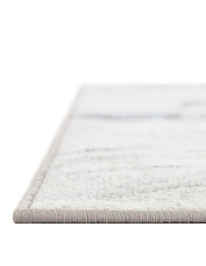 Ivory Gray 9' x 12' Kamala Washable Rectangle Rug