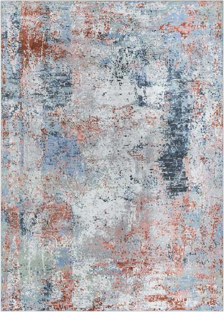 Washable Multicolor 10' x 14' 1 Kamala Washable Rectangle Area Rug Easy to Clean Stain Resistant & Durable 100% Polyester Spill-Friendly Carpet for Sale at Rug Engine