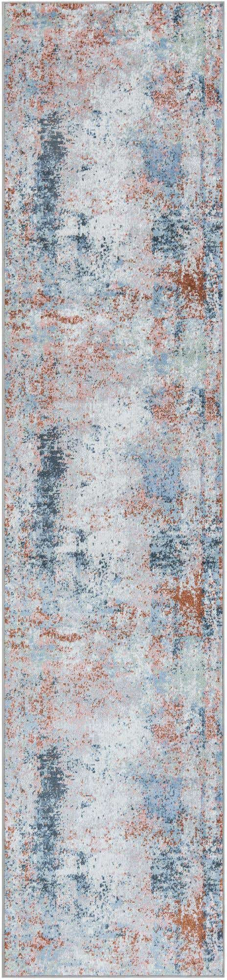 Washable Multicolor 2' 7 x 12' Kamala Washable Runner Area Rug Easy to Clean Stain Resistant & Durable 100% Polyester Spill-Friendly Carpet for Sale at Rug Engine