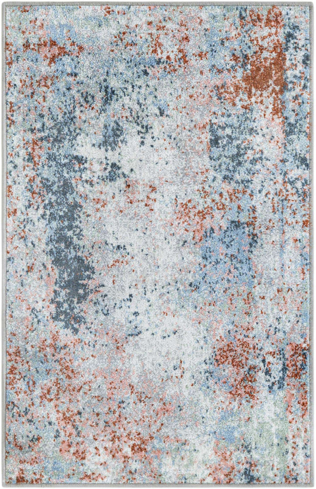 Washable Multicolor 2' x 3' 1 Kamala Washable Rectangle Area Rug Easy to Clean Stain Resistant & Durable 100% Polyester Spill-Friendly Carpet for Sale at Rug Engine