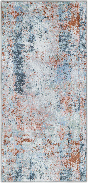 Washable Multicolor 2' x 4' 1 Kamala Washable Runner Area Rug Easy to Clean Stain Resistant & Durable 100% Polyester Spill-Friendly Carpet for Sale at Rug Engine