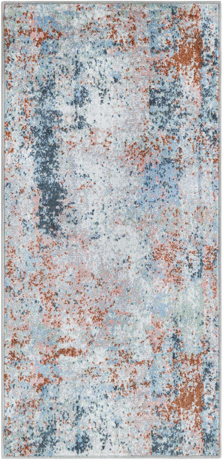 Washable Multicolor 2' x 4' 1 Kamala Washable Runner Area Rug Easy to Clean Stain Resistant & Durable 100% Polyester Spill-Friendly Carpet for Sale at Rug Engine
