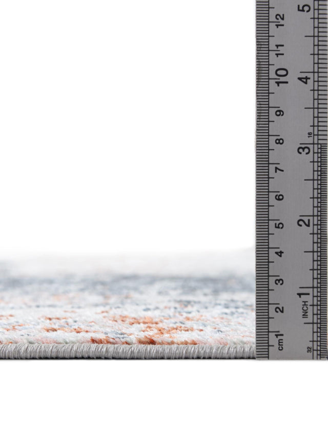 Washable Multicolor 7' 10 x 7' 10 Kamala Washable Round Area Rug Easy to Clean Stain Resistant & Durable 100% Polyester Spill-Friendly Carpet for Sale at Rug Engine