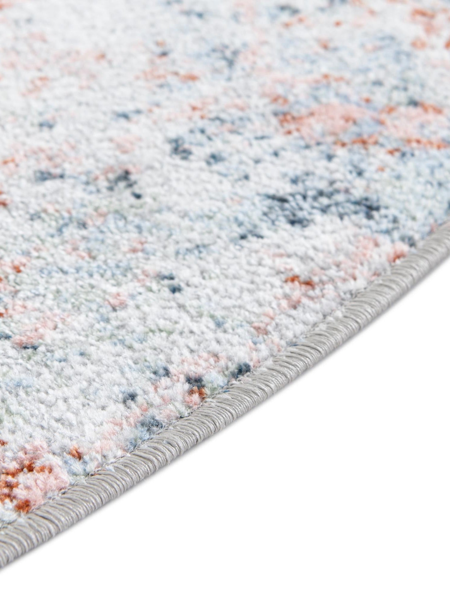 Washable Multicolor 7' 10 x 7' 10 Kamala Washable Round Area Rug Easy to Clean Stain Resistant & Durable 100% Polyester Spill-Friendly Carpet for Sale at Rug Engine