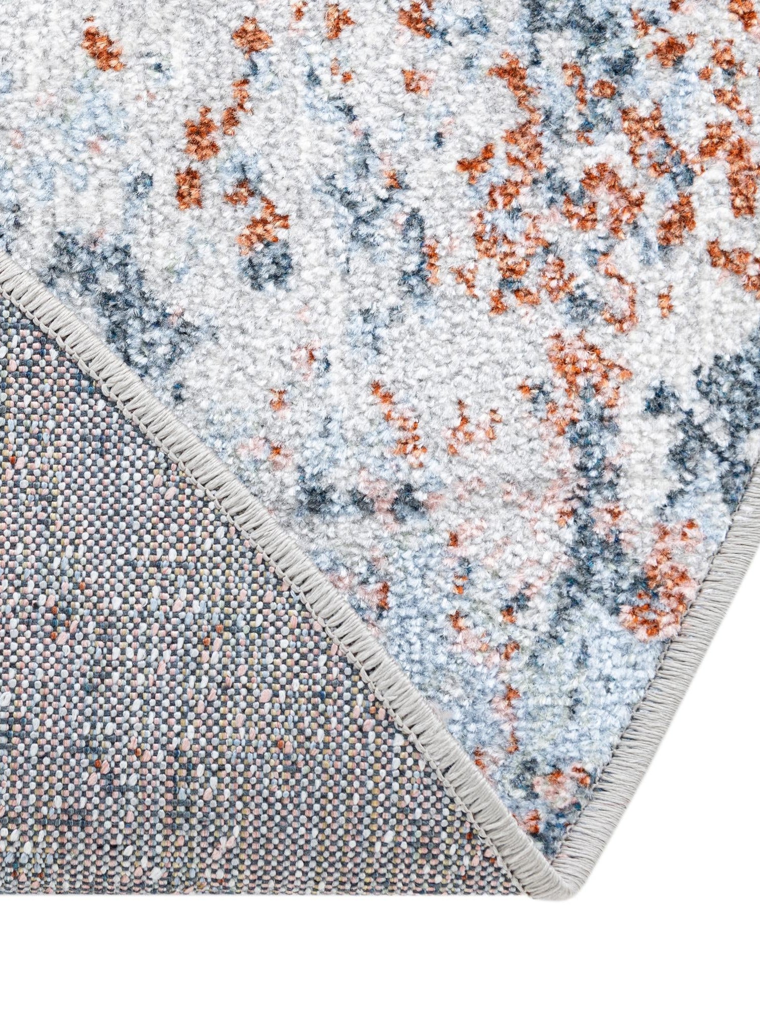 Washable Multicolor 7' 10 x 7' 10 Kamala Washable Round Area Rug Easy to Clean Stain Resistant & Durable 100% Polyester Spill-Friendly Carpet for Sale at Rug Engine