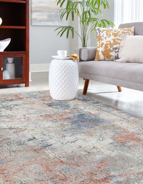 Washable Multicolor 9' x 12' Kamala Washable Rectangle Area Rug Easy to Clean Stain Resistant & Durable 100% Polyester Spill-Friendly Carpet for Sale at Rug Engine