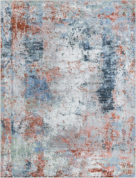 Washable Multicolor 9' x 12' Kamala Washable Rectangle Area Rug Easy to Clean Stain Resistant & Durable 100% Polyester Spill-Friendly Carpet for Sale at Rug Engine