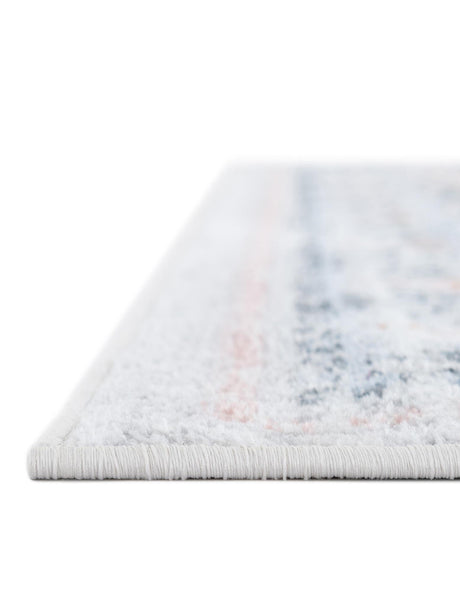 Washable Ivory 7' 10 x 7' 10 Kamala Washable Square Area Rug Easy to Clean Stain Resistant & Durable 100% Polyester Spill-Friendly Carpet for Sale at Rug Engine