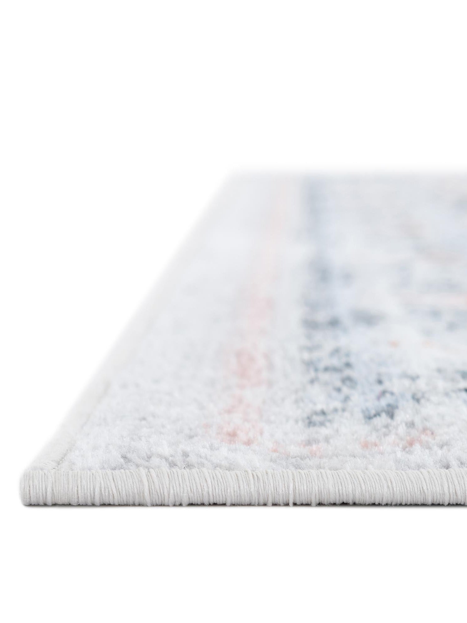 Washable Ivory 2' x 4' 1 Kamala Washable Runner Area Rug Easy to Clean Stain Resistant & Durable 100% Polyester Spill-Friendly Carpet for Sale at Rug Engine