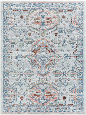 Ivory 9' x 12' Kamala Washable Rectangle Rug