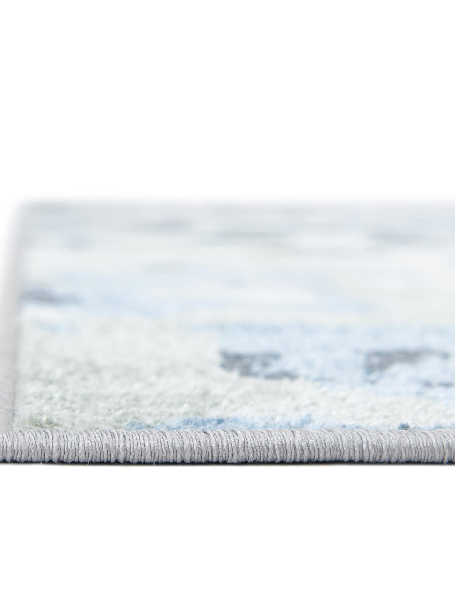 Washable Gray Navy Green 5' 3 x 8' Kamala Washable Rectangle Area Rug Easy to Clean Stain Resistant & Durable 100% Polyester Spill-Friendly Carpet for Sale at Rug Engine