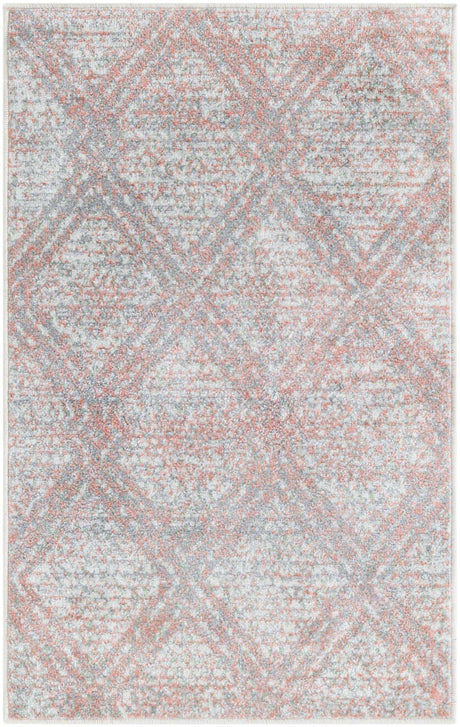 Washable Rose Pink 2' x 3' 1 Kamala Washable Rectangle Area Rug Easy to Clean Stain Resistant & Durable 100% Polyester Spill-Friendly Carpet for Sale at Rug Engine
