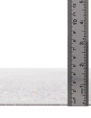Rose Pink 6' 1 x 9' Kamala Washable Rectangle Rug