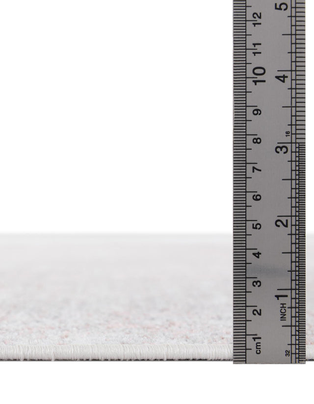 Rose Pink 6' 1 x 9' Kamala Washable Rectangle Rug