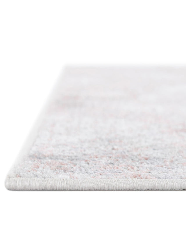 Rose Pink 6' 1 x 9' Kamala Washable Rectangle Rug