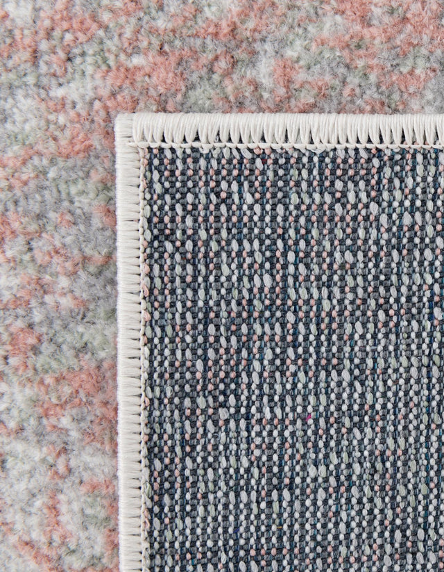 Rose Pink 6' 1 x 9' Kamala Washable Rectangle Rug