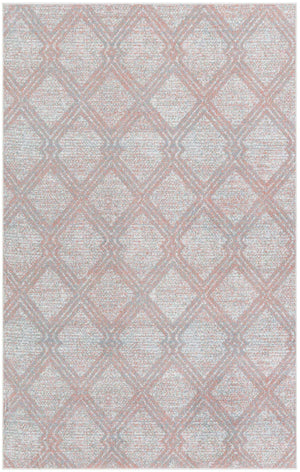 Washable Rose Pink 5' 3 x 8' Kamala Washable Rectangle Area Rug Easy to Clean Stain Resistant & Durable 100% Polyester Spill-Friendly Carpet for Sale at Rug Engine