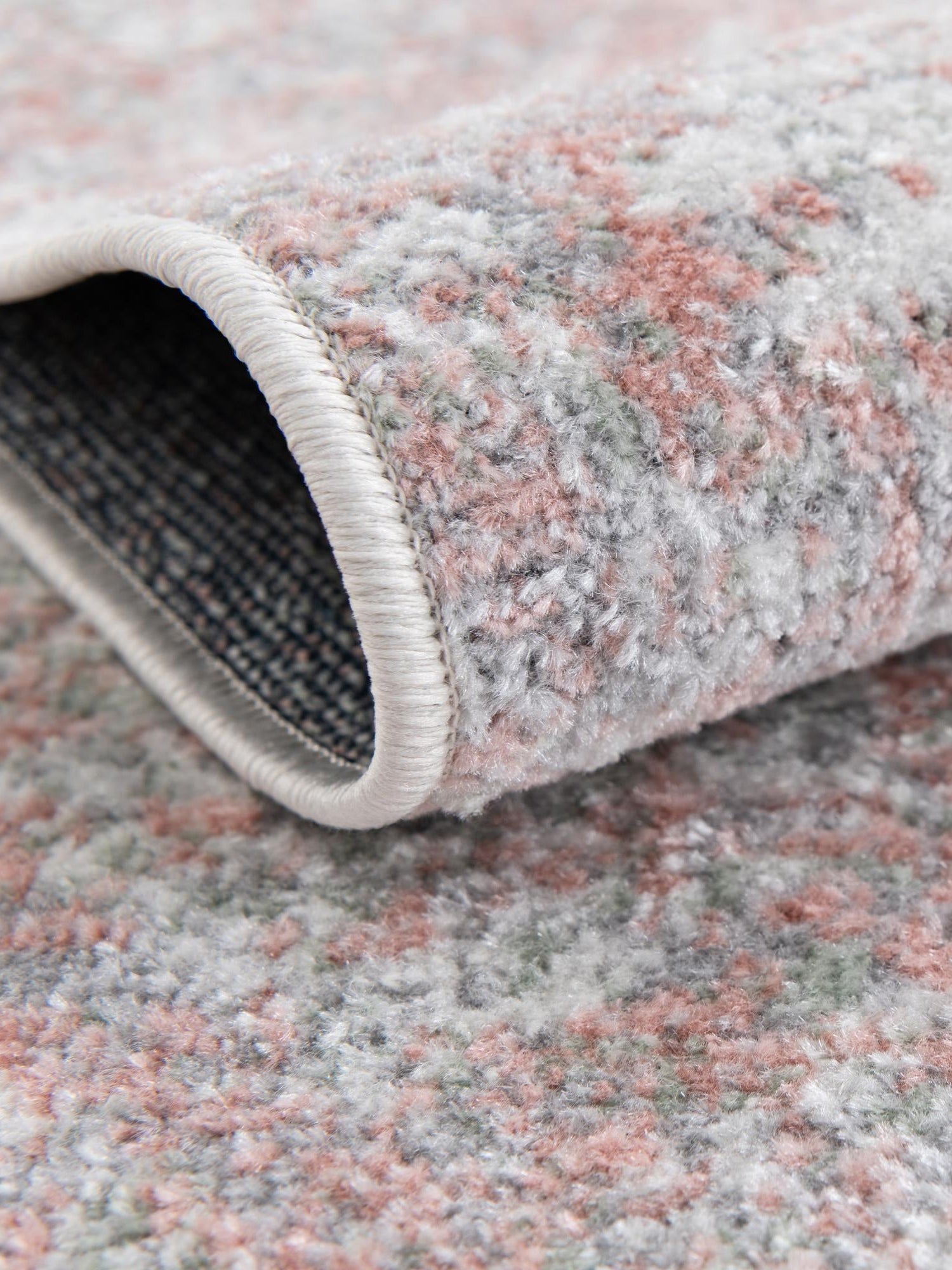 Washable Rose Pink 2' 7 x 12' Kamala Washable Runner Area Rug Easy to Clean Stain Resistant & Durable 100% Polyester Spill-Friendly Carpet for Sale at Rug Engine