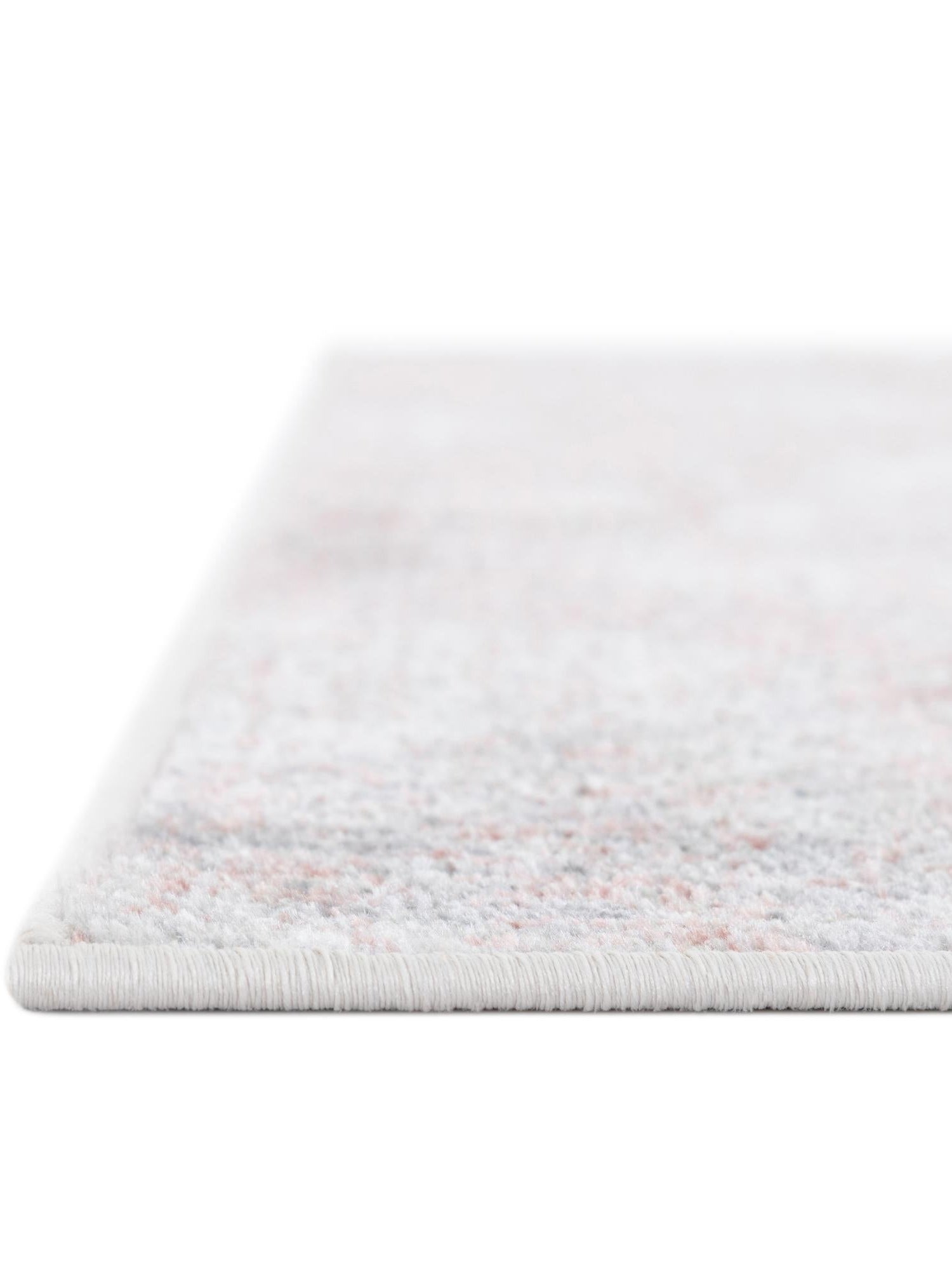 Washable Rose Pink 2' 7 x 12' Kamala Washable Runner Area Rug Easy to Clean Stain Resistant & Durable 100% Polyester Spill-Friendly Carpet for Sale at Rug Engine