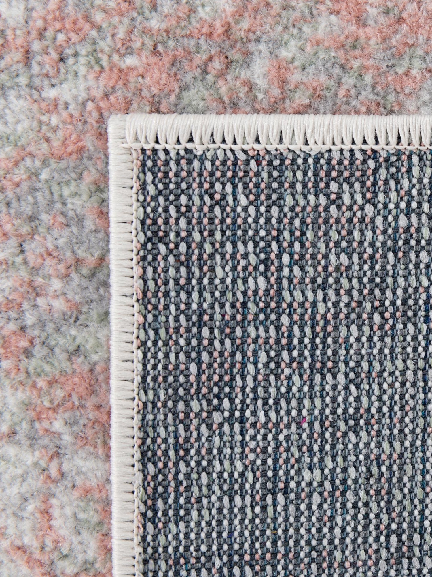 Washable Rose Pink 2' 7 x 12' Kamala Washable Runner Area Rug Easy to Clean Stain Resistant & Durable 100% Polyester Spill-Friendly Carpet for Sale at Rug Engine
