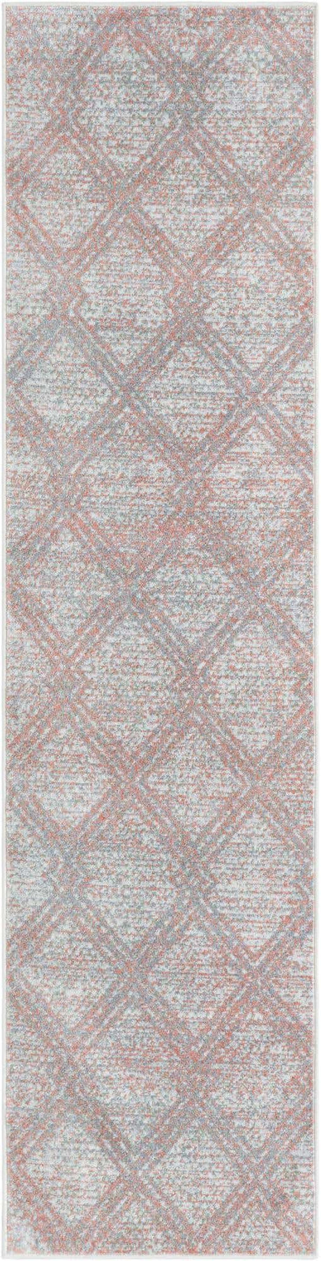 Washable Rose Pink 2' x 8' Kamala Washable Runner Area Rug Easy to Clean Stain Resistant & Durable 100% Polyester Spill-Friendly Carpet for Sale at Rug Engine