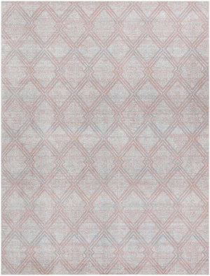 Rose Pink 9' x 12' Kamala Washable Rectangle Rug