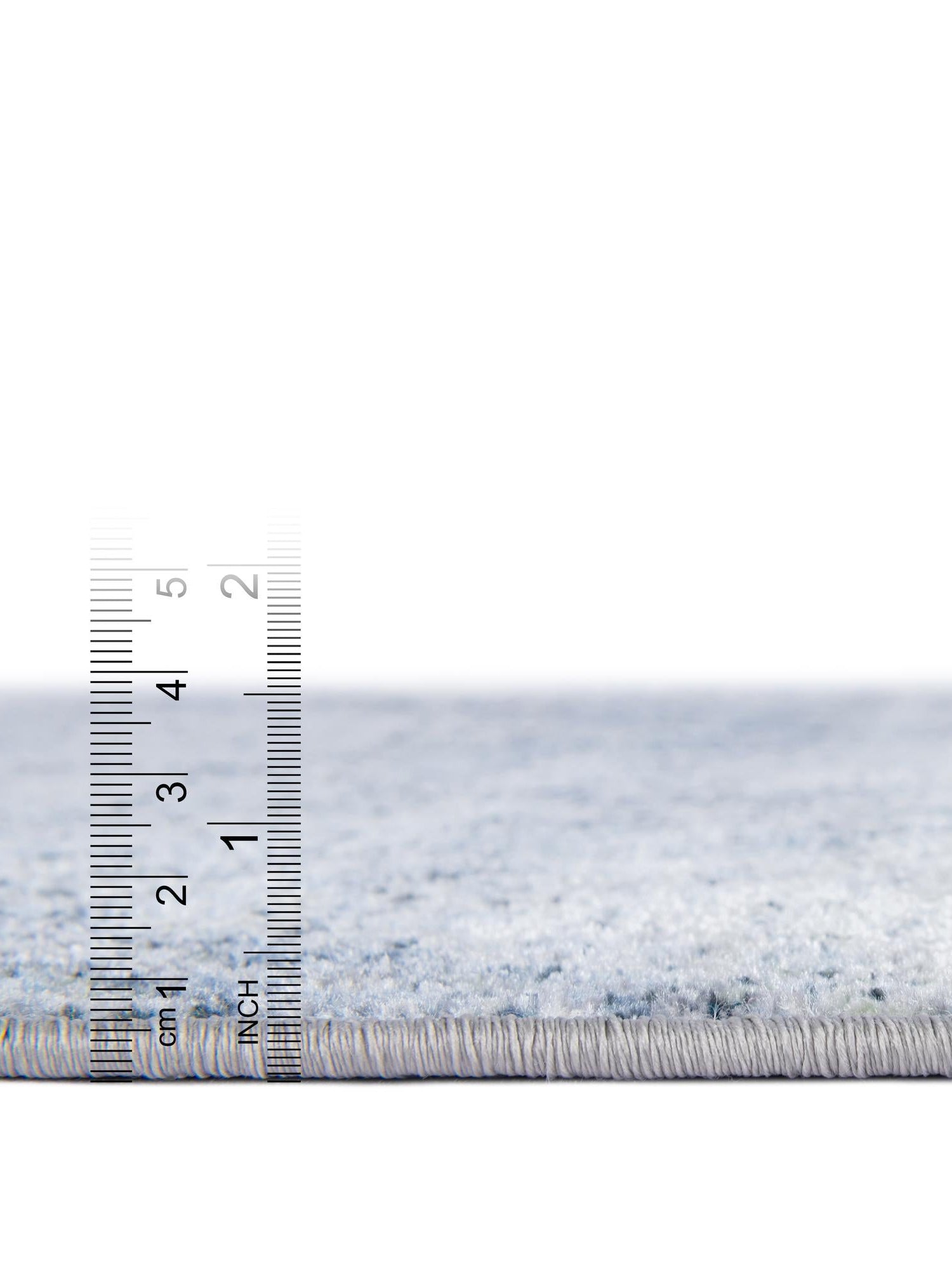 Washable Blue 2' 7 x 12' Kamala Washable Runner Area Rug Easy to Clean Stain Resistant & Durable 100% Polyester Spill-Friendly Carpet for Sale at Rug Engine