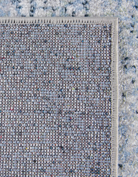 Washable Blue 2' x 8' Kamala Washable Runner Area Rug Easy to Clean Stain Resistant & Durable 100% Polyester Spill-Friendly Carpet for Sale at Rug Engine