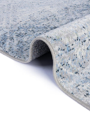 Blue 2' x 8' Kamala Washable Runner Rug