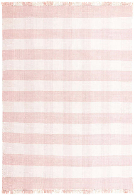 Pink 10' x 14' 1 Eco Plaid Indoor Outdoor Washable Rectangle Rug