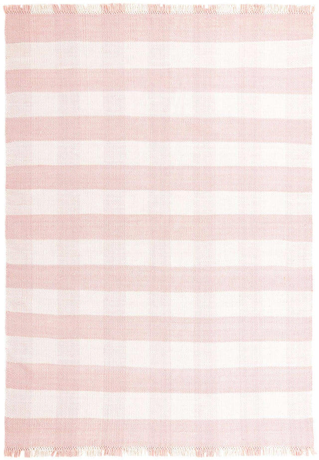 Pink 10' x 14' 1 Eco Plaid Indoor Outdoor Washable Rectangle Rug