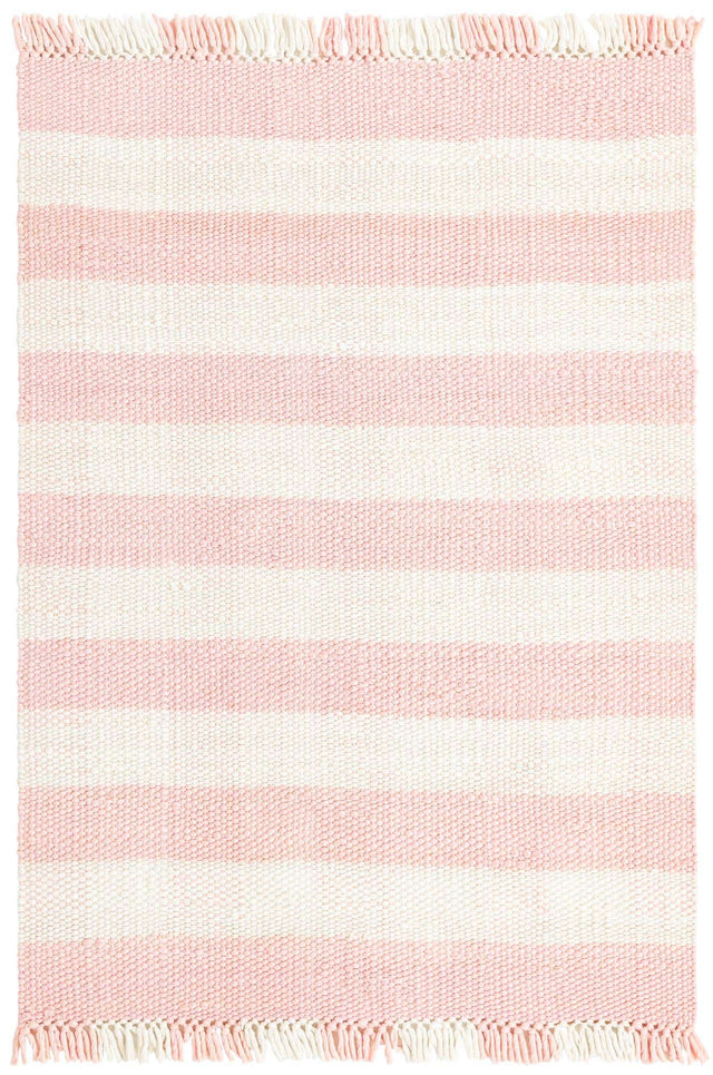 Pink 4' 1 x 6' 1 Eco Plaid Indoor Outdoor Washable Rectangle Rug