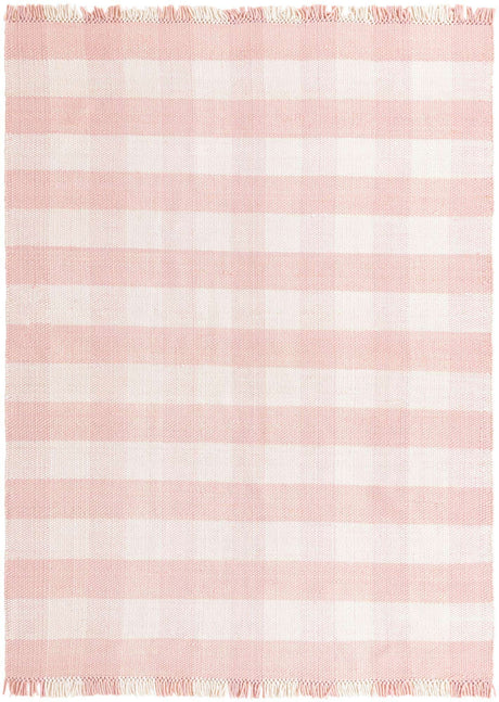 Washable Pink 9' x 12' Eco Plaid Indoor Outdoor Washable Rectangle Area Rug Easy to Clean Stain Resistant & Durable Weather Resistant for Patio, Deck, Terrace, Balcony, Porch 100% Recycled Plastic Bottles Carpet Mat for Sale at Rug Engine
