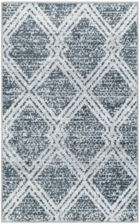 Washable Ivory 2' x 3' 1 Kamala Washable Rectangle Area Rug Easy to Clean Stain Resistant & Durable 100% Polyester Spill-Friendly Carpet for Sale at Rug Engine