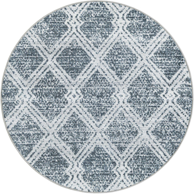 Washable Ivory 3' 3 x 3' 3 Kamala Washable Round Area Rug Easy to Clean Stain Resistant & Durable 100% Polyester Spill-Friendly Carpet for Sale at Rug Engine