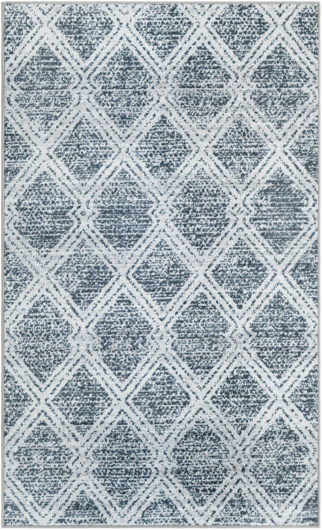Ivory 3' 3 x 5' 3 Kamala Washable Rectangle Rug