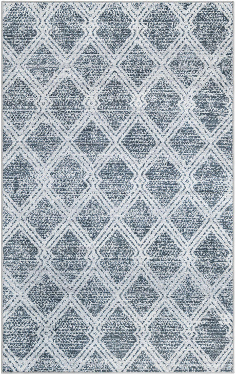 Ivory 4' 1 x 6' 1 Kamala Washable Rectangle Rug