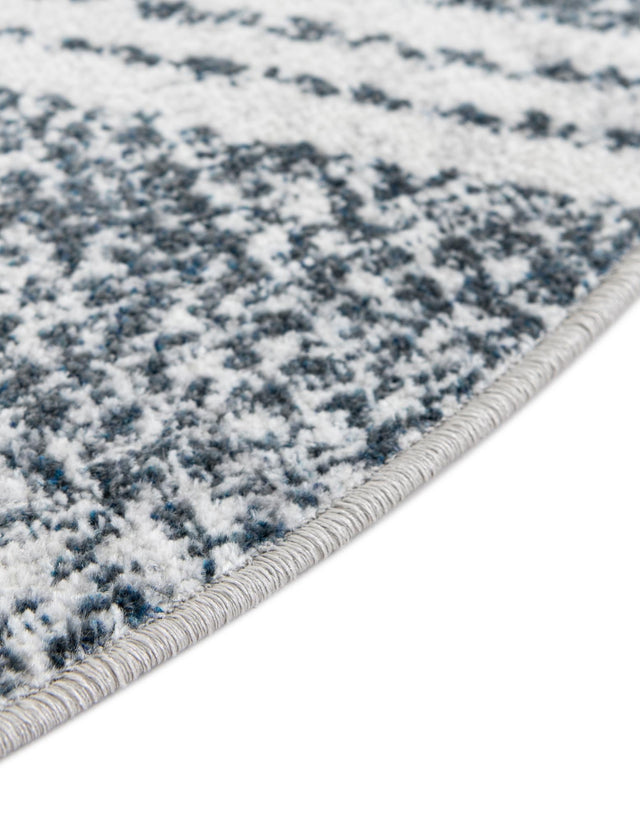 Washable Ivory 7' 10 x 7' 10 Kamala Washable Round Area Rug Easy to Clean Stain Resistant & Durable 100% Polyester Spill-Friendly Carpet for Sale at Rug Engine