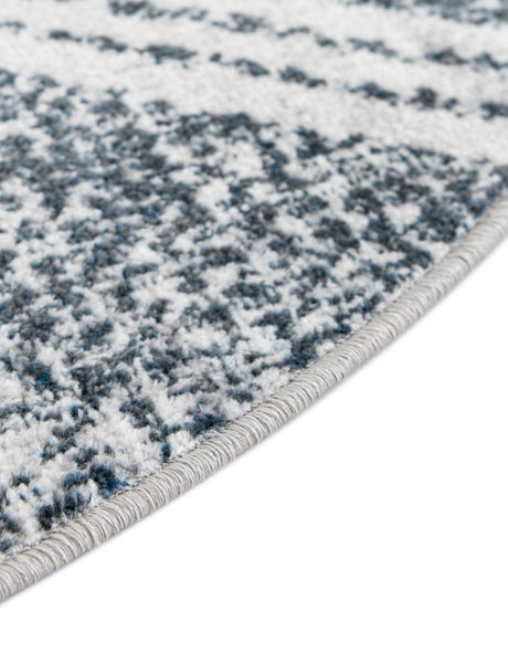 Washable Ivory 5' 3 x 5' 3 Kamala Washable Round Area Rug Easy to Clean Stain Resistant & Durable 100% Polyester Spill-Friendly Carpet for Sale at Rug Engine
