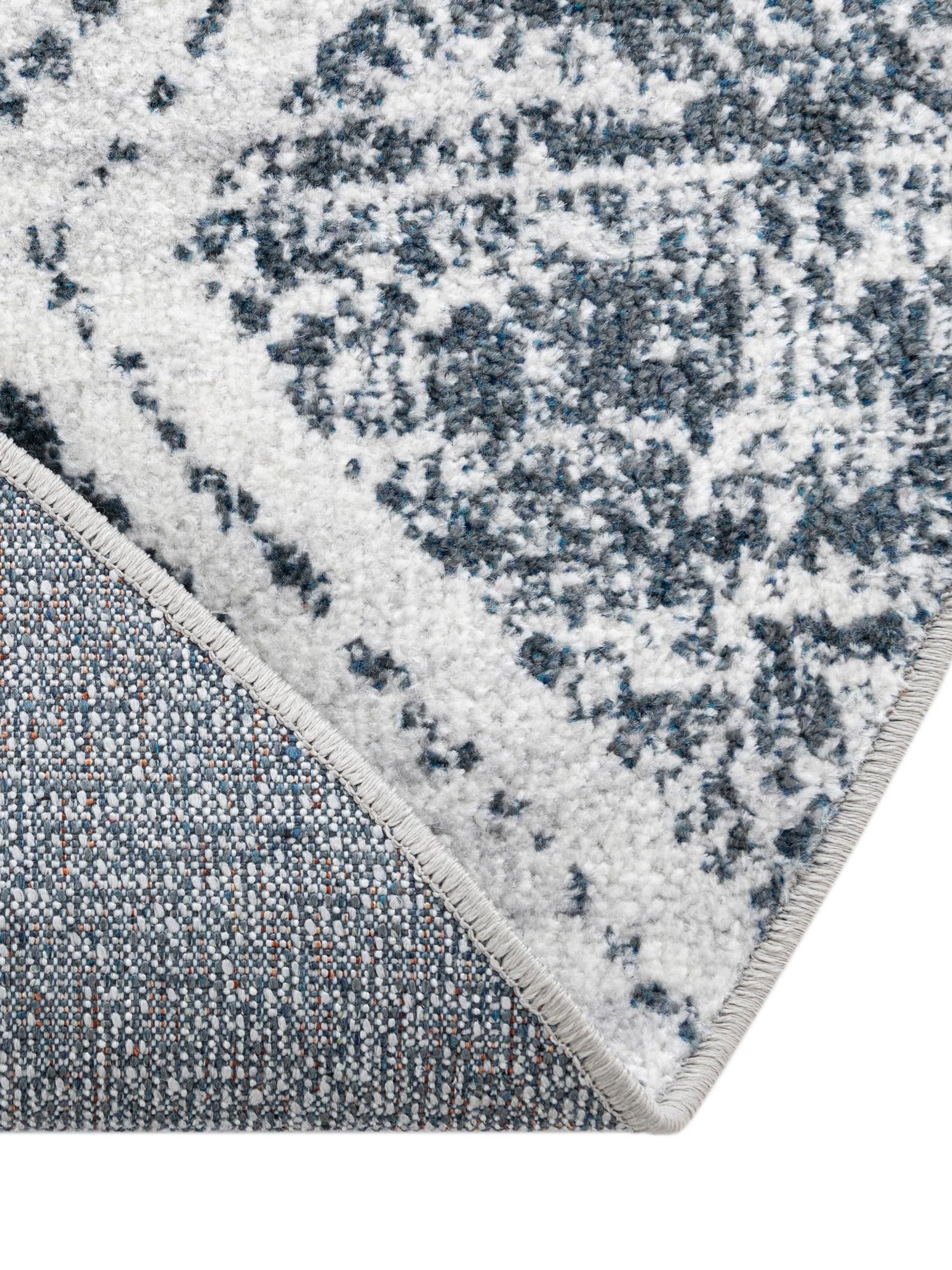 Washable Ivory 7' 10 x 7' 10 Kamala Washable Round Area Rug Easy to Clean Stain Resistant & Durable 100% Polyester Spill-Friendly Carpet for Sale at Rug Engine