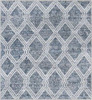 Washable Ivory 5' 3 x 5' 3 Kamala Washable Square Area Rug Easy to Clean Stain Resistant & Durable 100% Polyester Spill-Friendly Carpet for Sale at Rug Engine