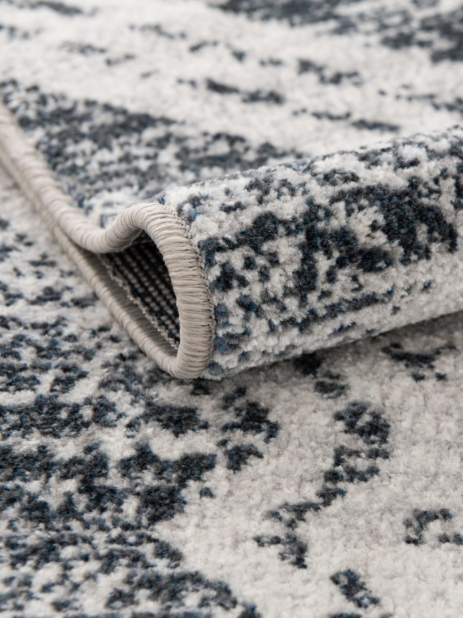 Washable Ivory 6' 1 x 9' Kamala Washable Rectangle Area Rug Easy to Clean Stain Resistant & Durable 100% Polyester Spill-Friendly Carpet for Sale at Rug Engine