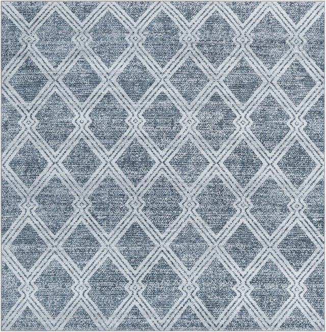 Washable Ivory 7' 10 x 7' 10 Kamala Washable Square Area Rug Easy to Clean Stain Resistant & Durable 100% Polyester Spill-Friendly Carpet for Sale at Rug Engine
