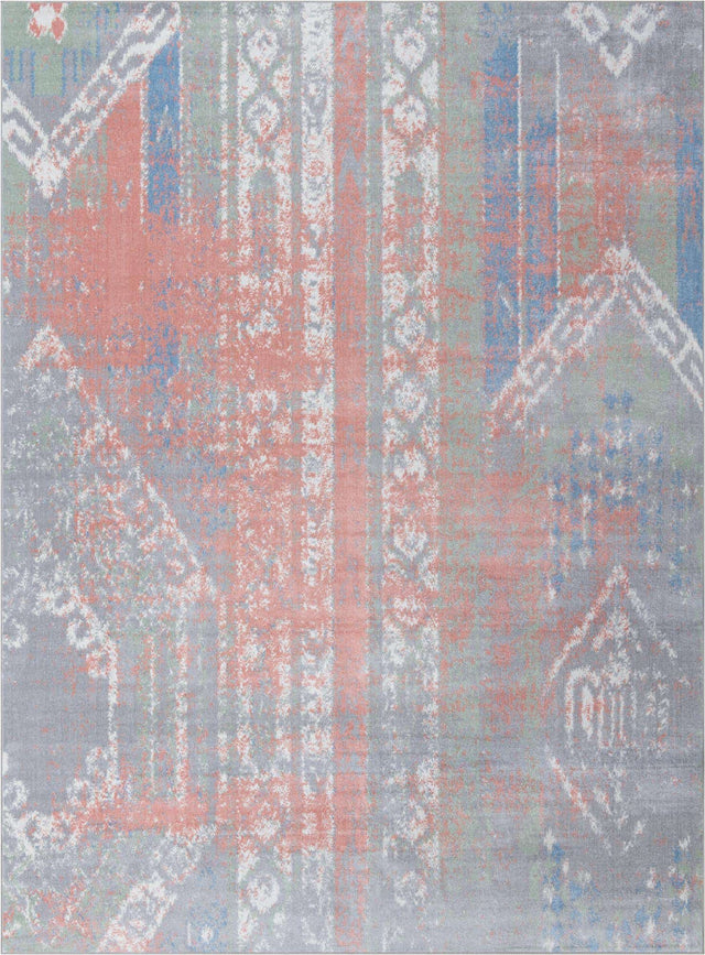Multicolor 10' x 14' 1 Kamala Washable Rectangle Rug