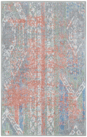 Washable Multicolor 2' x 3' 1 Kamala Washable Rectangle Area Rug Easy to Clean Stain Resistant & Durable 100% Polyester Spill-Friendly Carpet for Sale at Rug Engine
