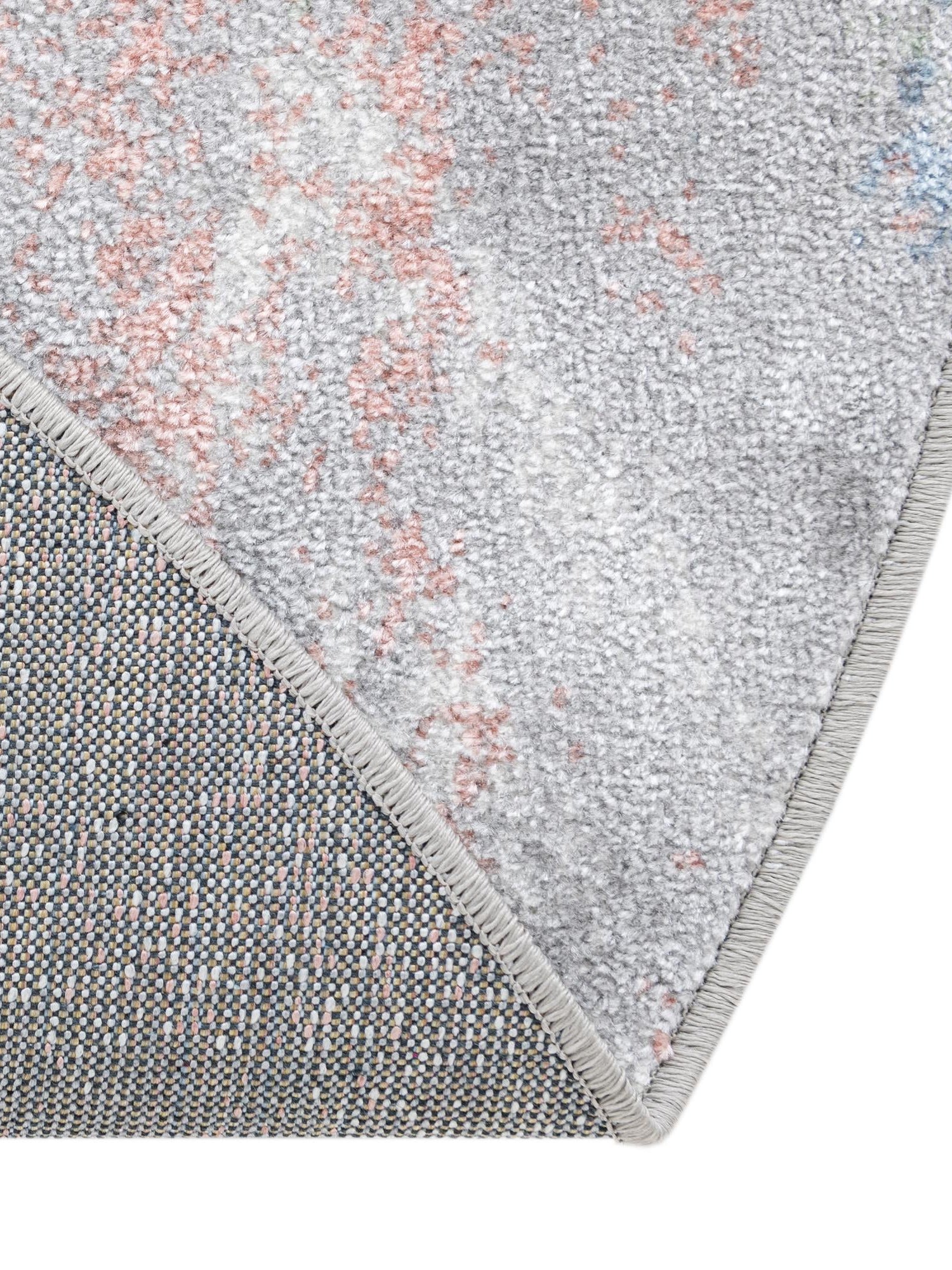 Washable Multicolor 5' 3 x 5' 3 Kamala Washable Round Area Rug Easy to Clean Stain Resistant & Durable 100% Polyester Spill-Friendly Carpet for Sale at Rug Engine
